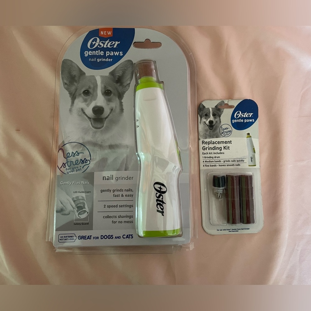Oster Gentle Paws Nail Grinder with Replacement Grinding Kit